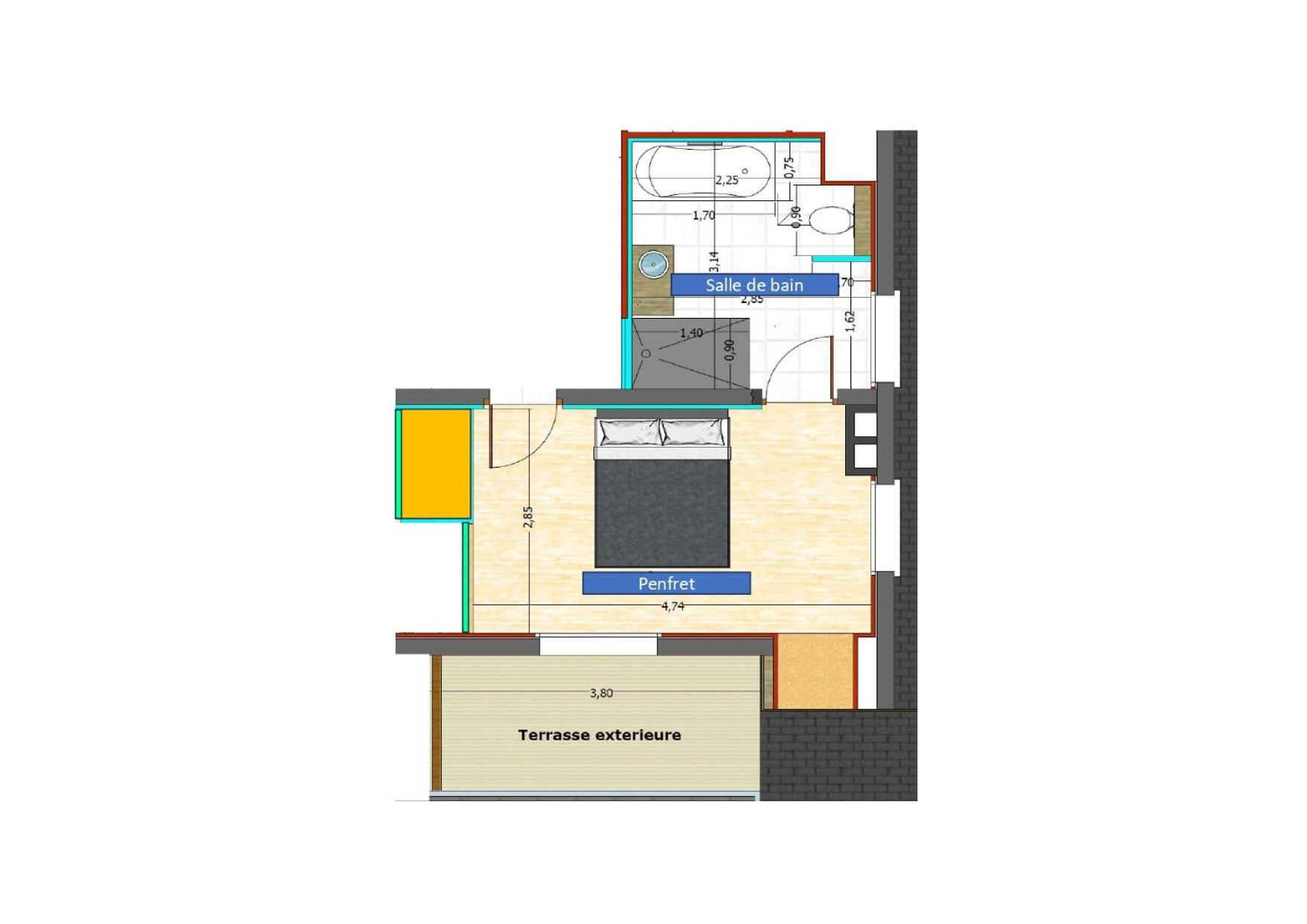 Ty Menez Bed & Breakfast Fouesnant Eksteriør bilde